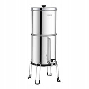 VEVOR GRAVITY WATER FILTRATION SYSTEM STAINLESS STEEL COUNTERTOP 7L 7.5L PREMIUM