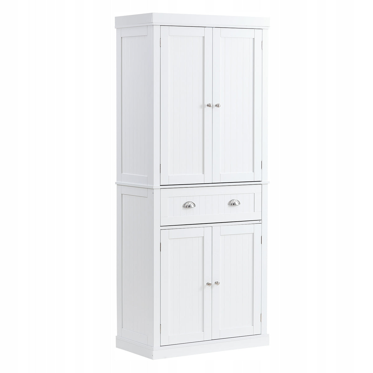 SOLID VEVOR KITCHEN CABINET 183 CM WITH DOORS, DRAWER, AND ADJUSTABLE