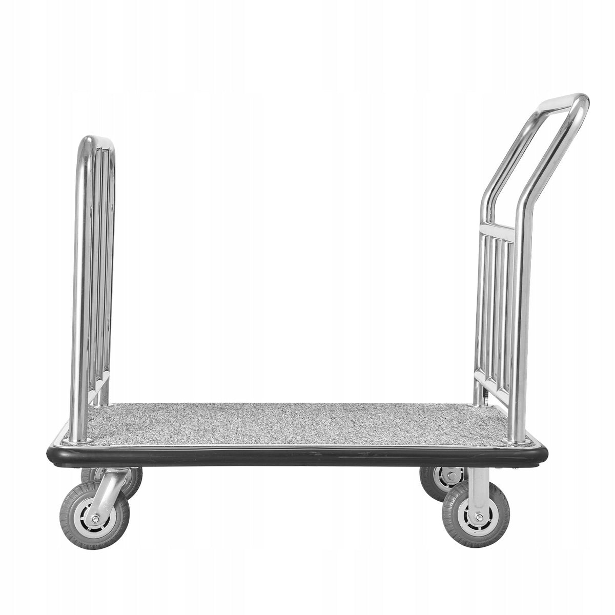 PROFESSIONAL VEVOR HOTEL LUGGAGE TROLLEY 340KG CAPACITY 4 WHEELS 6 INCH