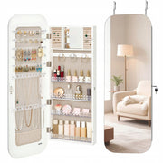 VEVOR JEWELRY CABINET WITH FULL-LENGTH MIRROR 108 CM STRONG
