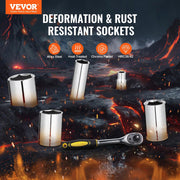VEVOR Professional SAE 121-Piece Mechanical Tool Set