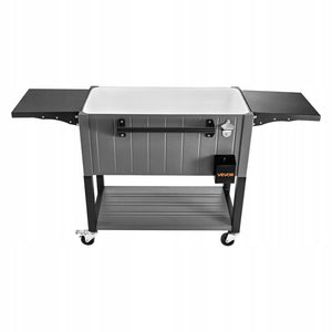 VEVOR 75.7L REFRIGERATED CART FOR DRINKS, UP TO 50 BOTTLES, 110 CANS, HEAVY DUTY