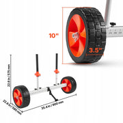 VEVOR KAYAK TROLLEY 113 KG ROBUST CANOE TROLLEY 25.4 CM TYRES WITH STRAP