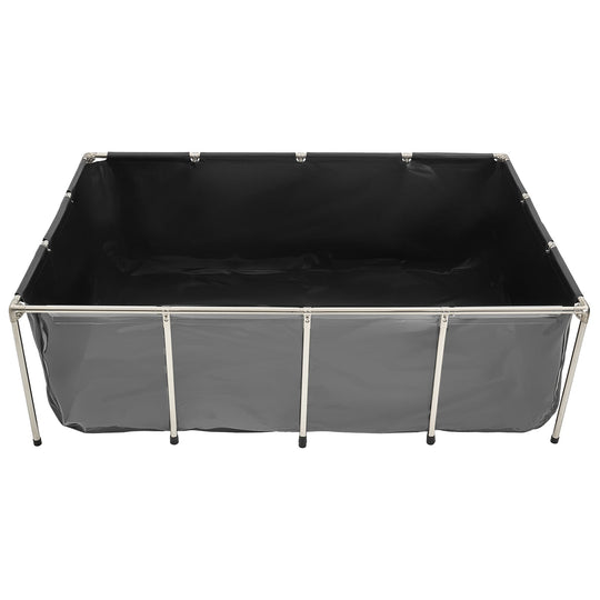 VEVOR PREMIUM ABOVE-GROUND POND 1781L PVC STAINLESS STEEL FRAME