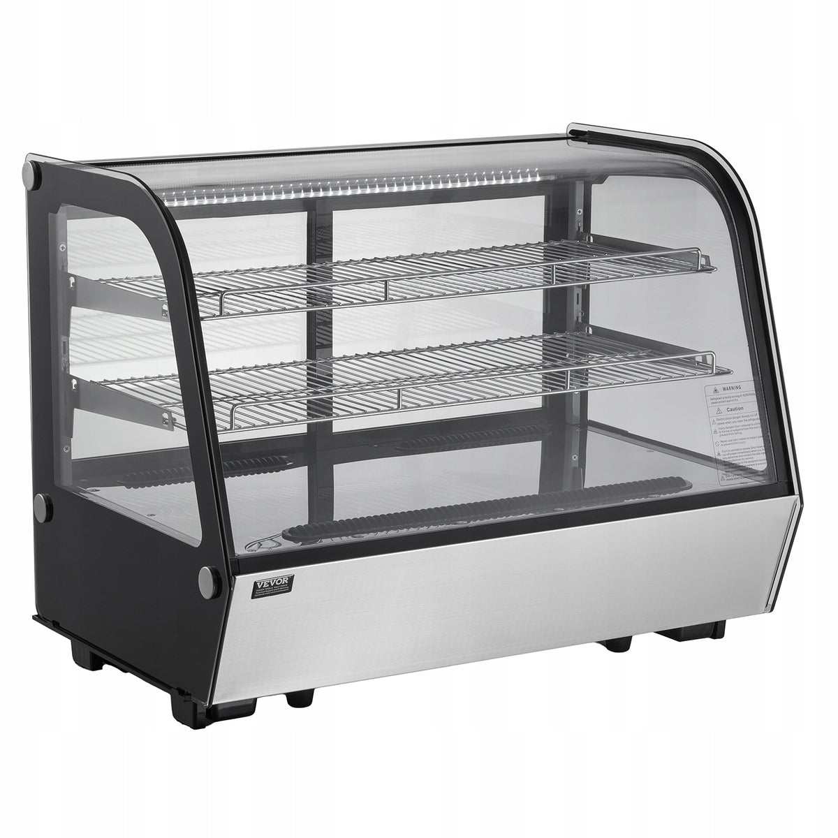 VEVOR COUNTERTOP REFRIGERATED DISPLAY CASE 146L LED TURBO COOLING PROFESSIONAL