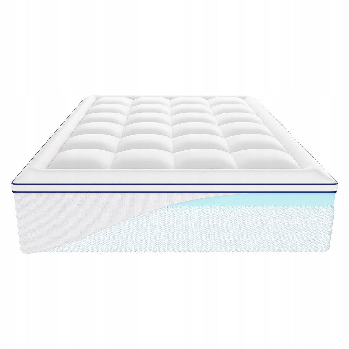 VEVOR MATTRESS PROTECTOR TOPPER GEL MEMORY FOAM 4 QUEEN PREMIUM