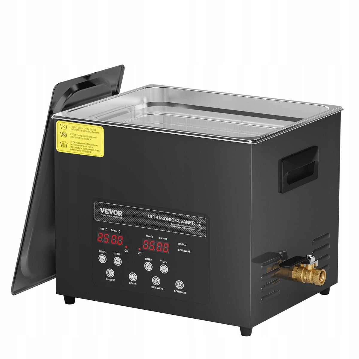 VEVOR 10L ULTRASONIC CLEANER 240W WITH HEATER, TIMER, AND BASKET