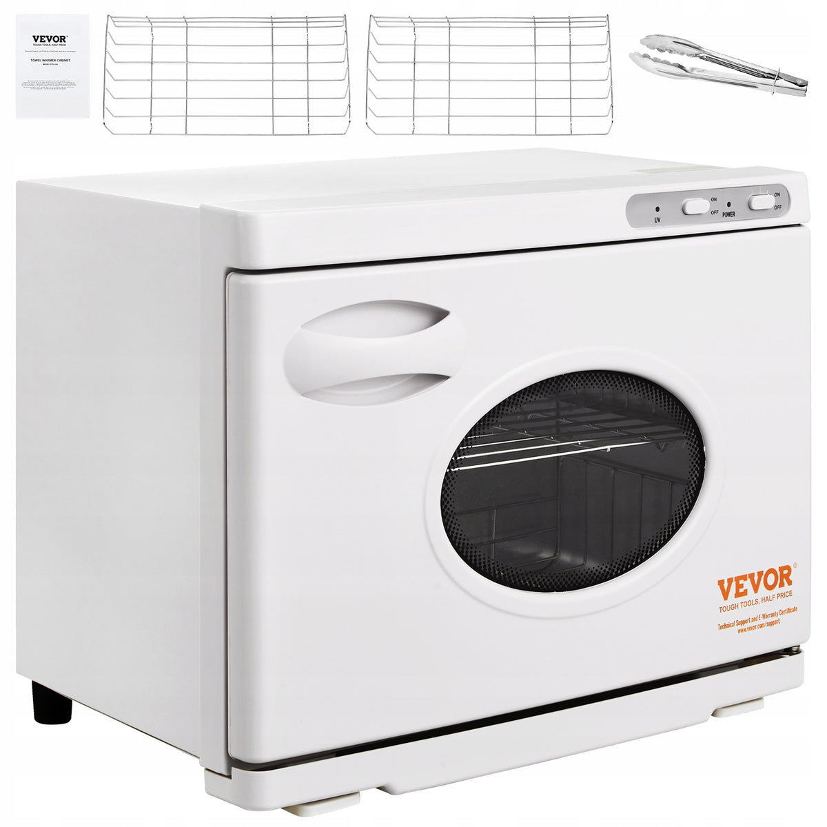 VEVOR TOWEL WARMER 23L PREMIUM 50-60 PCS UV STERILIZATION WHITE