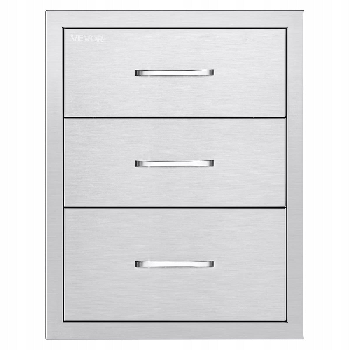 VEVOR 46X59X59 CM STAINLESS STEEL PROFESSIONAL OUTDOOR KITCHEN DRAWERS