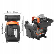 VEVOR FUEL TRANSFER PUMP 12V 15GPM 1/4HP PORTABLE AUTOMATIC