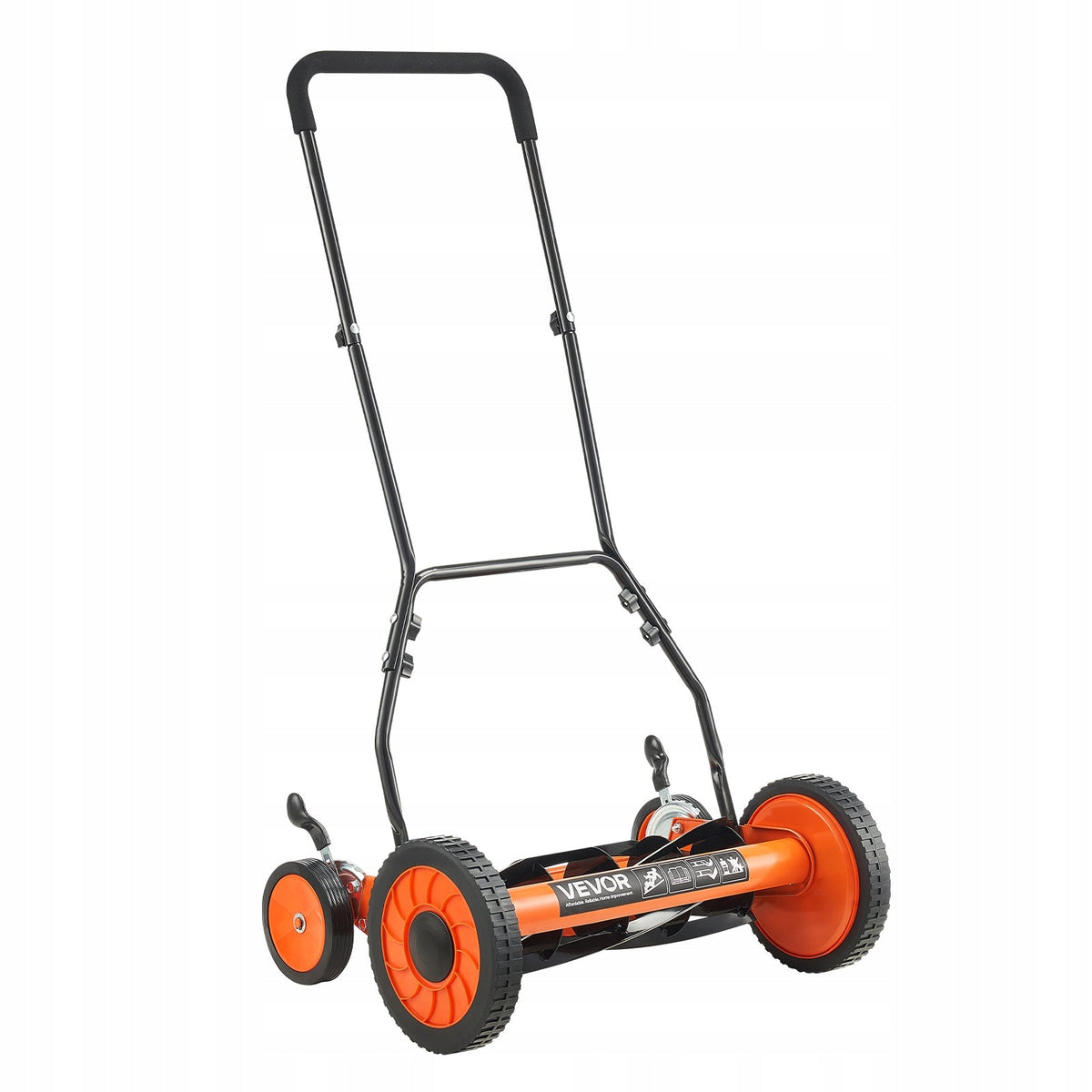 VEVOR PROFESSIONAL CYLINDER LAWN MOWER 450 MM 5 BLADES 35-62 MM ADJUSTMENT