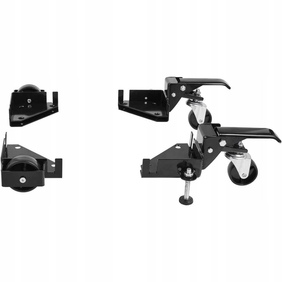 VEVOR MOBILE BASE ADJUSTABLE 241X241MM 181KG LOAD CAPACITY STRONG SOLID