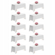 VEVOR 10 PACK POLYESTER TABLECLOTHS 1778X3048 MM REUSABLE