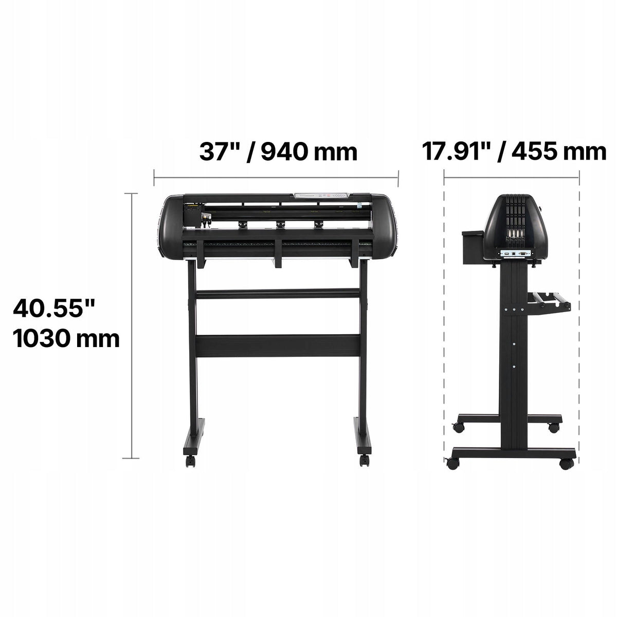 VEVOR Professional 72cm Vinyl Cutter Plotter Dual Blades