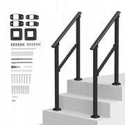 VEVOR Outdoor Stair Railing 2-Piece Set for 2-3 Steps, Heavy-Duty