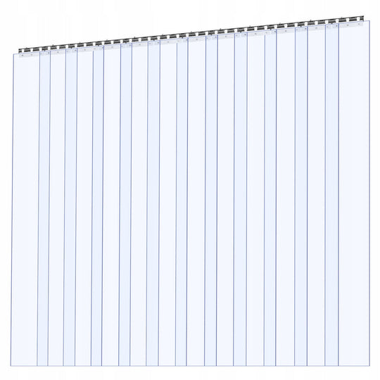 PROFESSIONAL VEVOR PVC STRIP CURTAIN 1830X2134 MM 2 MM THICKNESS BEST