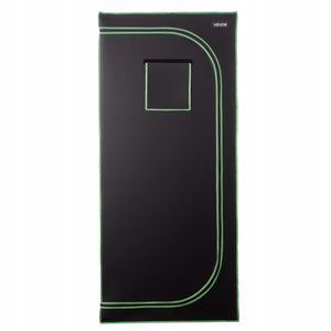 VEVOR 80X80X180 CM GROW TENT GROWBOX 600D HIGHLY REFLECTIVE SOLID