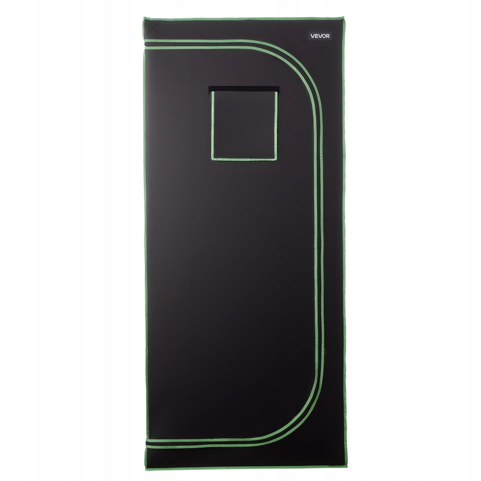 VEVOR 80X80X180 CM GROW TENT GROWBOX 600D HIGHLY REFLECTIVE SOLID