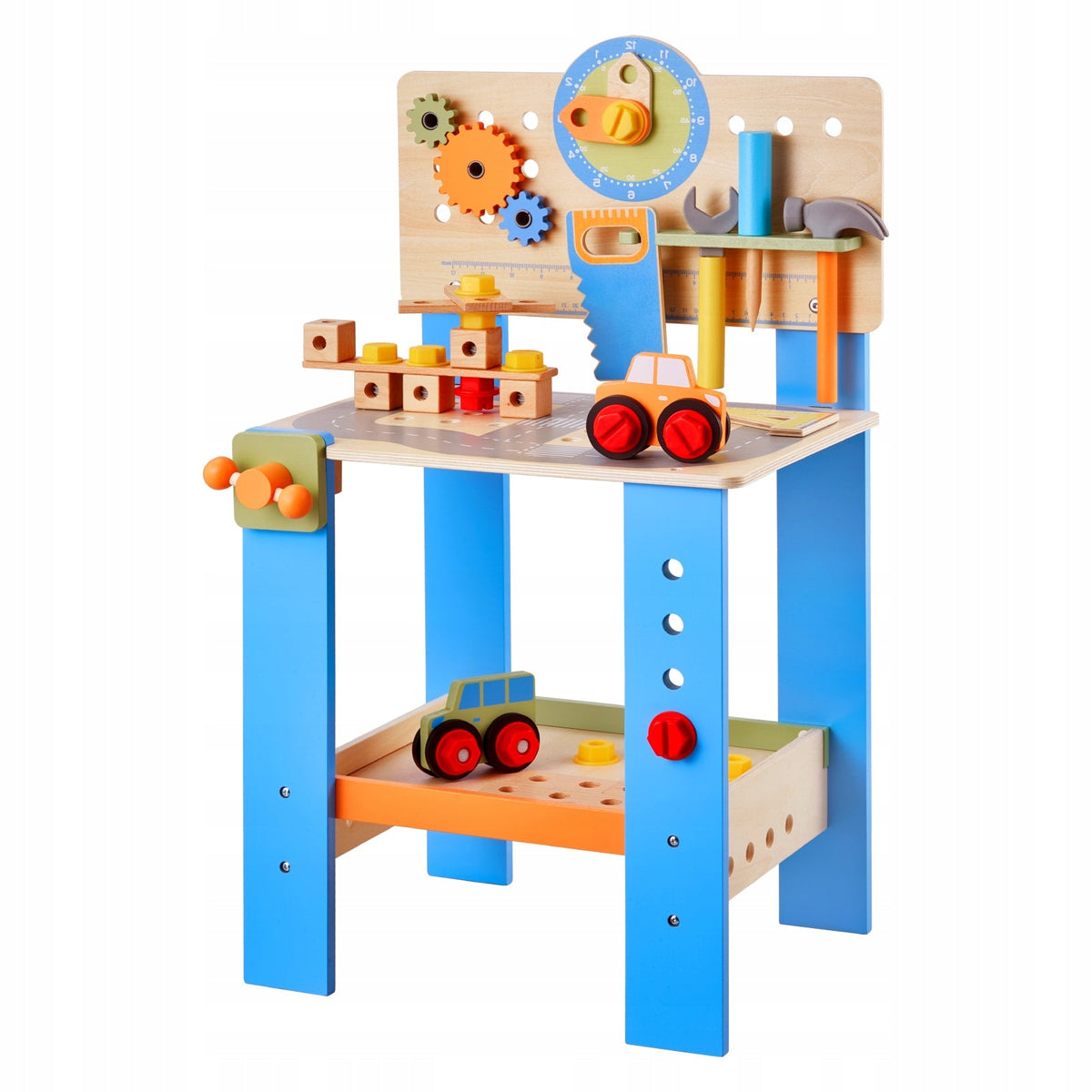 VEVOR KIDS WOODEN WORKBENCH 62 PIECES EDUCATIONAL