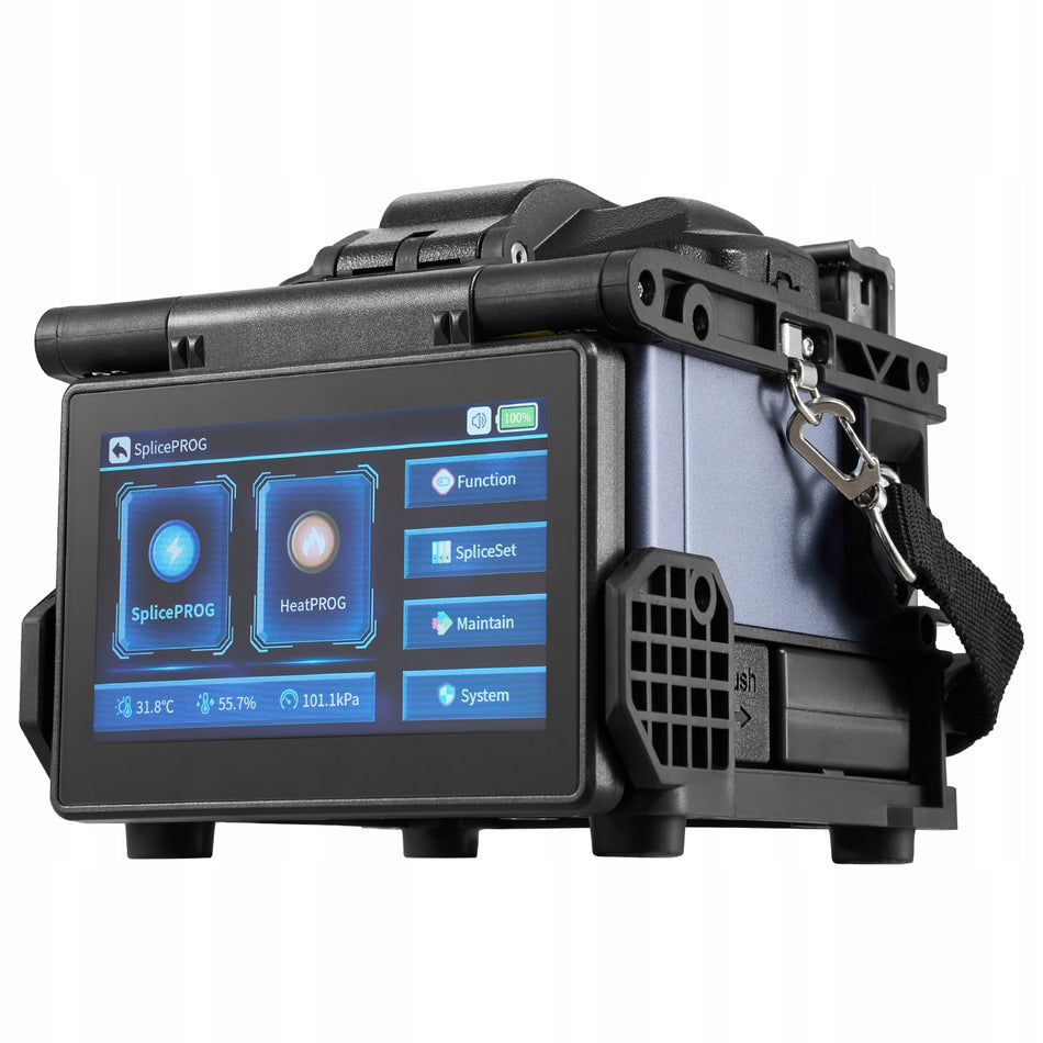 PROFESSIONAL FIBER OPTIC FUSION SPLICER VEVOR 6 MOTORS CORE ALIGNMENT