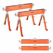 VEVOR HEAVY-DUTY FOLDING WORKBENCH 2-PACK 816.5 KG HEIGHT ADJUSTABLE