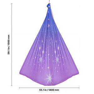 VEVOR AERIAL YOGA HAMMOCK SET DOUBLE LAYER FABRIC 136KG STRONG