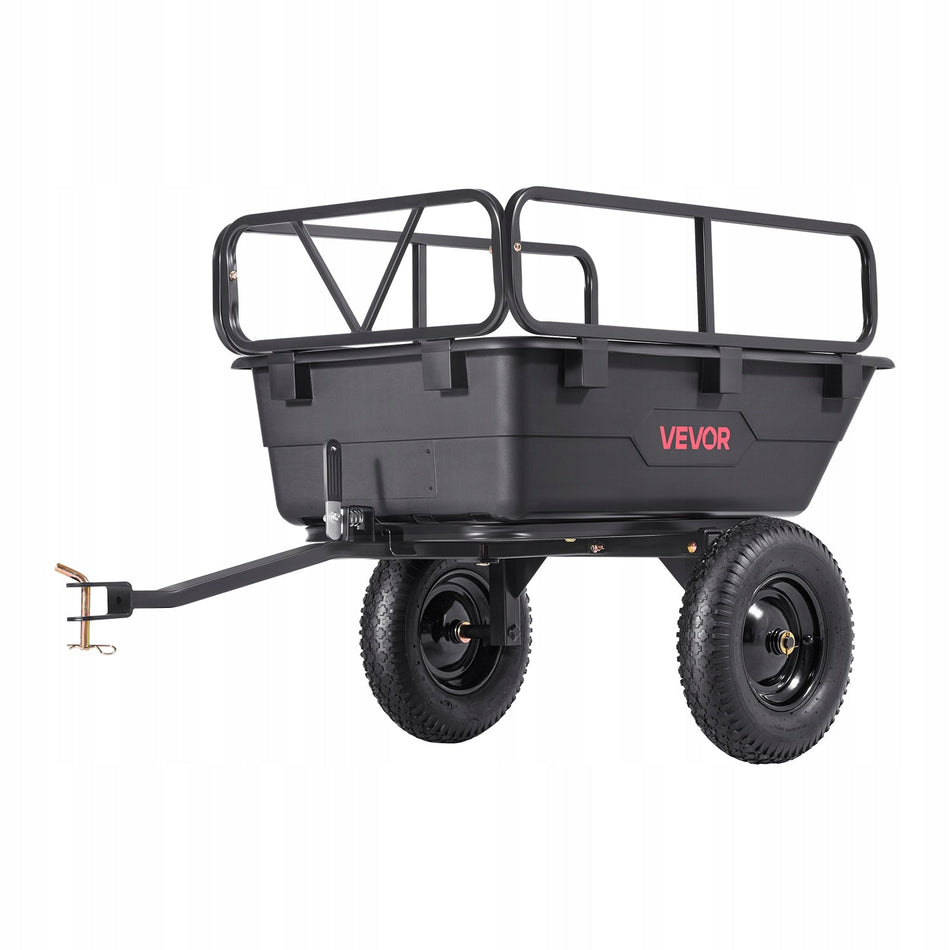 VEVOR DUMP TRAILER 500 LBS 283L BEST FOR LAWN MOWER ATV UTV