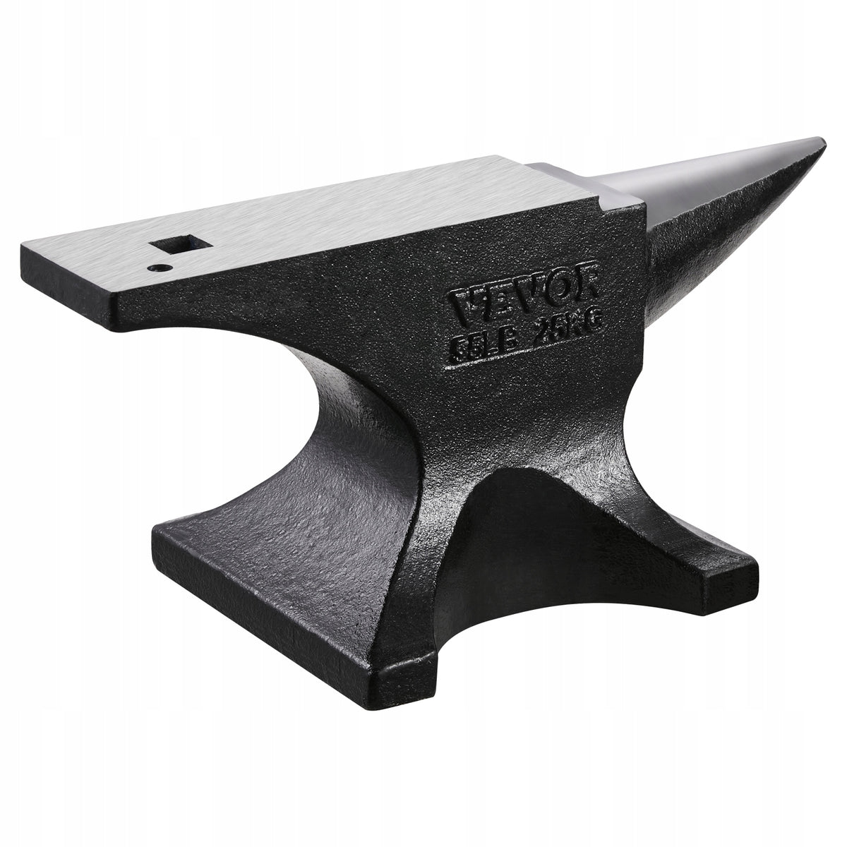 VEVOR 25KG HORN ANVIL STEEL BLACKSMITH ANVIL ROUND SOLID