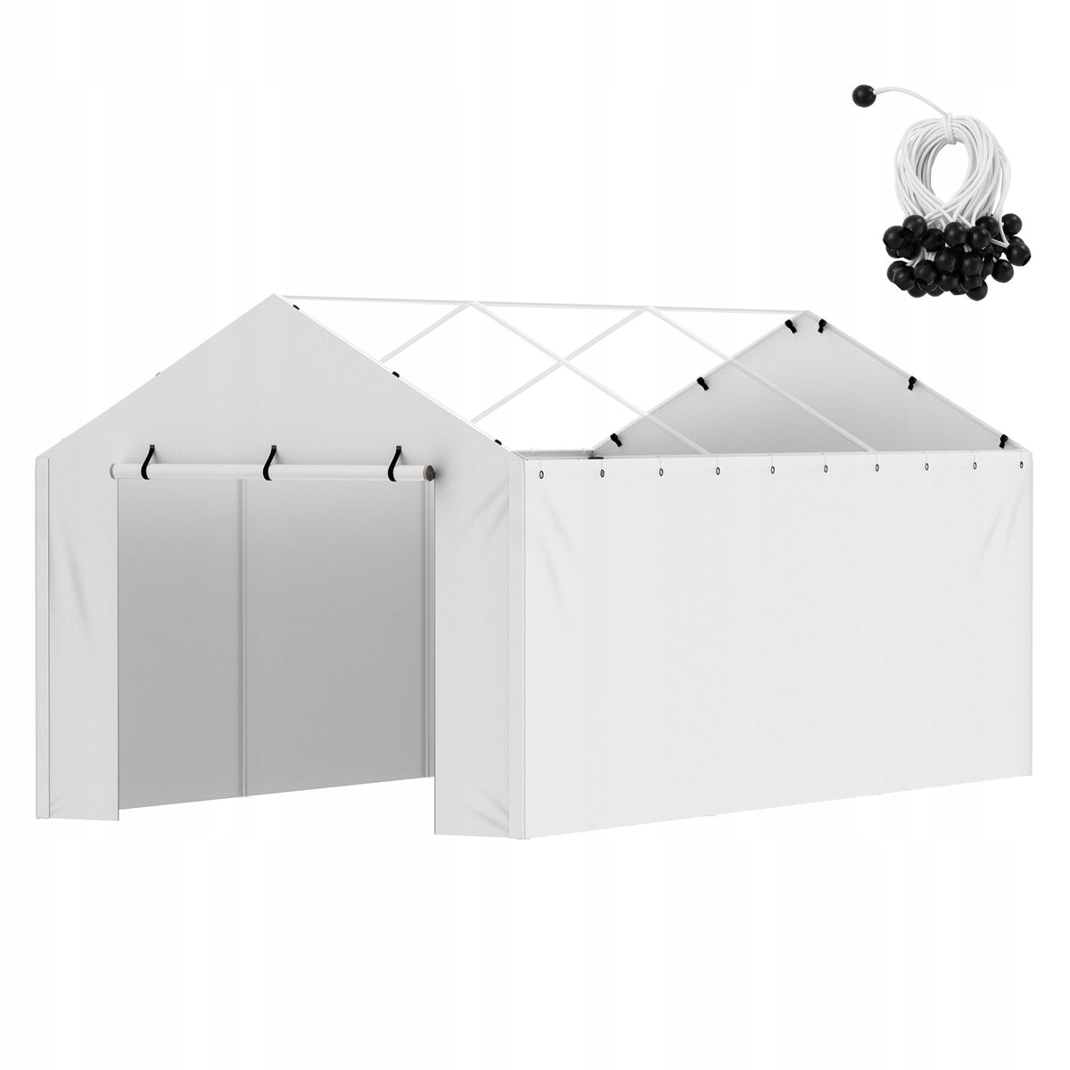 VEVOR 3X6M GARAGE TENT WATERPROOF WITH UV PROTECTION EASY ASSEMBLY PREMIUM