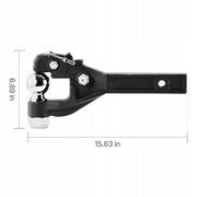 VEVOR 9T 20000LBS TOW HITCH STRONG BEST FOR 50 8MM HOOK WITH BALL