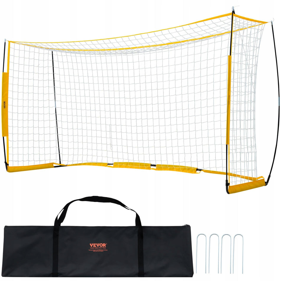 VEVOR PORTABLE SOCCER GOAL 3.66X1.83M STRONG GARDEN NET