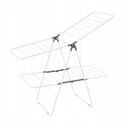VEVOR 2-Tier Folding Clothes Drying Rack with Sock Clips, Heavy Duty