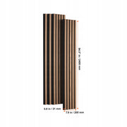 PROFESSIONAL VEVOR ACOUSTIC PANELS 2400X200MM WALNUT 4 PIECES