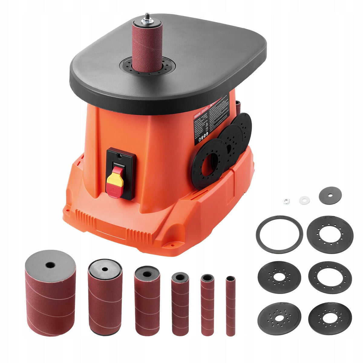 PROFESSIONAL OSCILLATING SPINDLE SANDER VEVOR 2000 RPM 6 SLEEVES