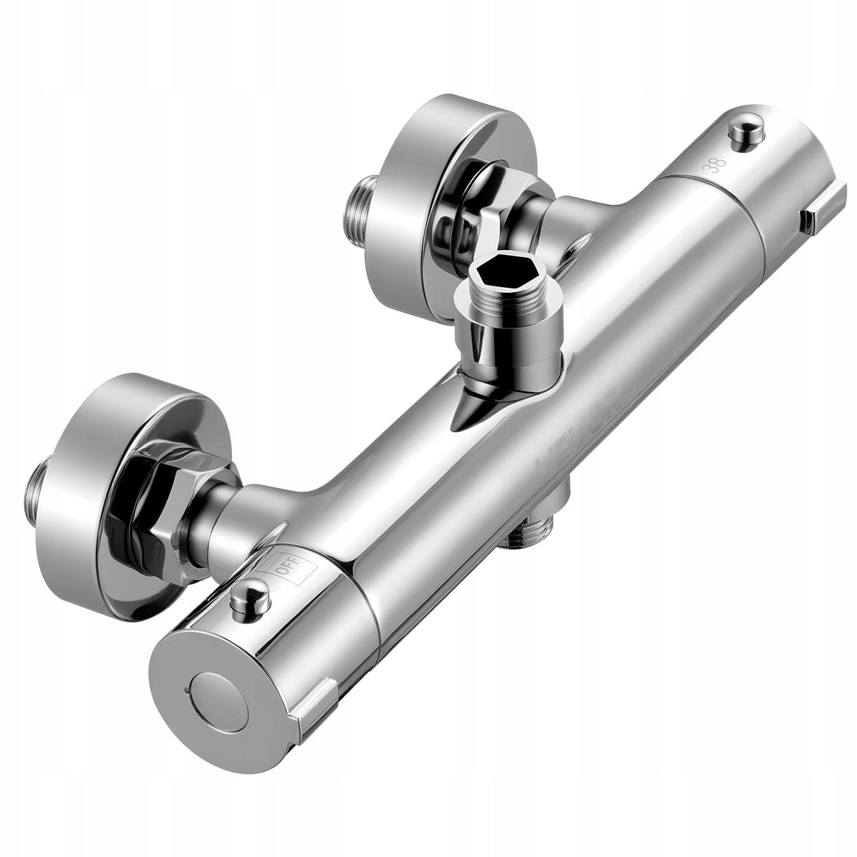 VEVOR THERMOSTATIC SHOWER FAUCET STRONG BRASS CHROME-PLATED