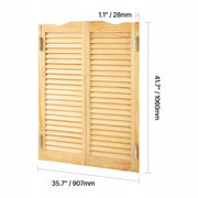 VEVOR SALOON SWING DOOR 907X28X1060 MM PINEWOOD COMPLETE