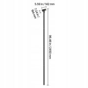VEVOR STARLINK GEN 3 LADDER MOUNT FOR RV 2450MM SOLID STRONG