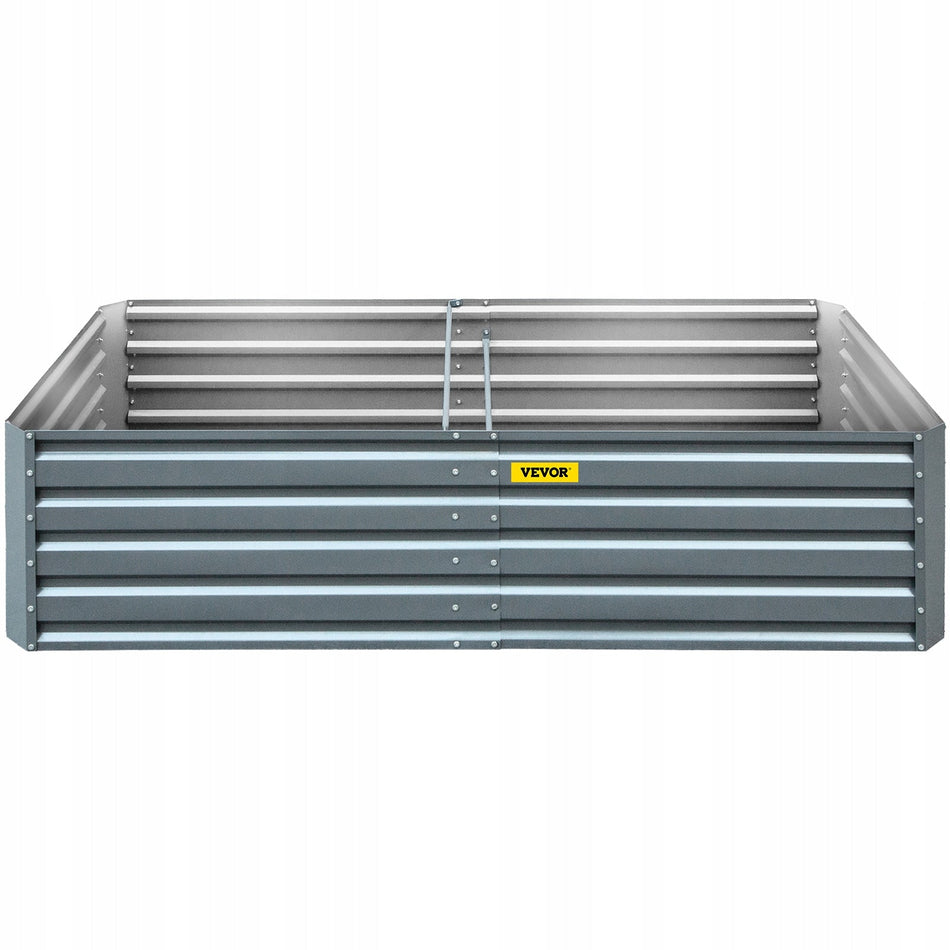 VEVOR Raised Garden Bed 203x102x48 CM Galvanized Metal Planter Sturdy