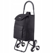 VEVOR PROFESSIONAL FOLDABLE STAIR CLIMBER TROLLEY 36L 6 WHEELS 450X350X965 MM BLACK