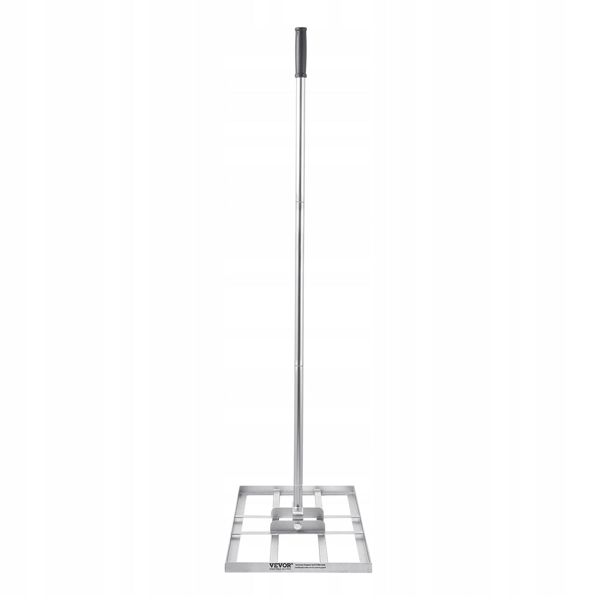 VEVOR LAWN RAKE WITH TELESCOPIC HANDLE 355X762MM STRONG SOLID
