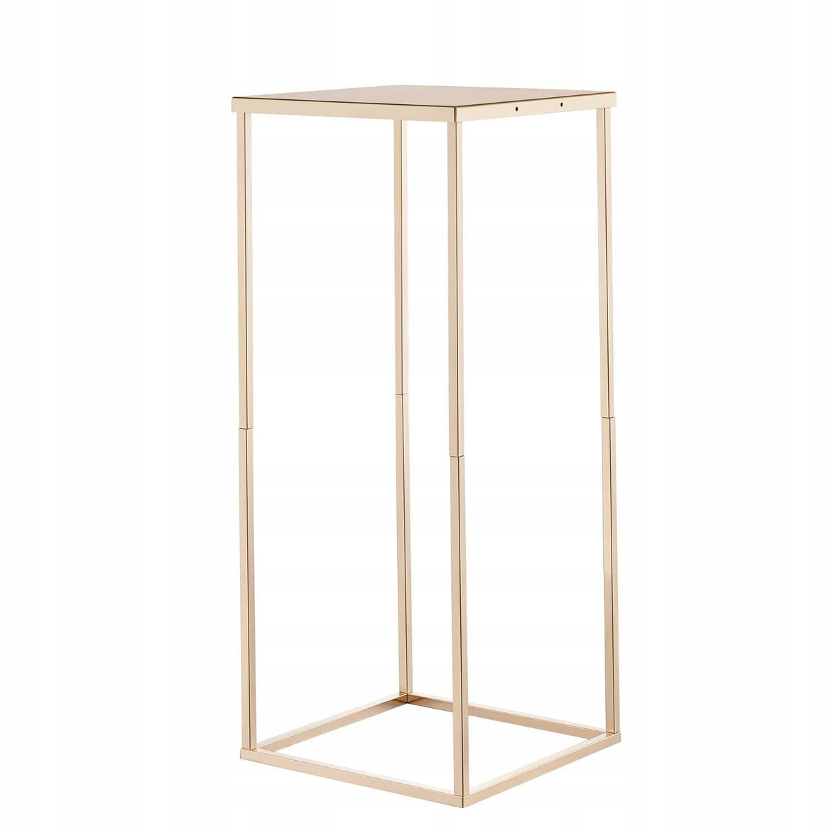 VEVOR WEDDING FLOWER STAND 250X250X600 MM 10 PCS GOLD STURDY SET