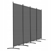 VEVOR 4-Panel Folding Partition Wall Strong Oxford Frame Grey