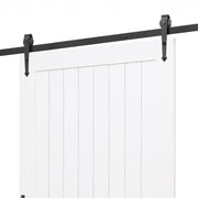 VEVOR BARN SLIDING DOOR SYSTEM 1067X2134 MM WHITE PREMIUM MDF