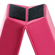 VEVOR FOLDABLE KIDS GYMNASTICS BALANCE BEAM 233 CM PINK 90.7 KG CAPACITY