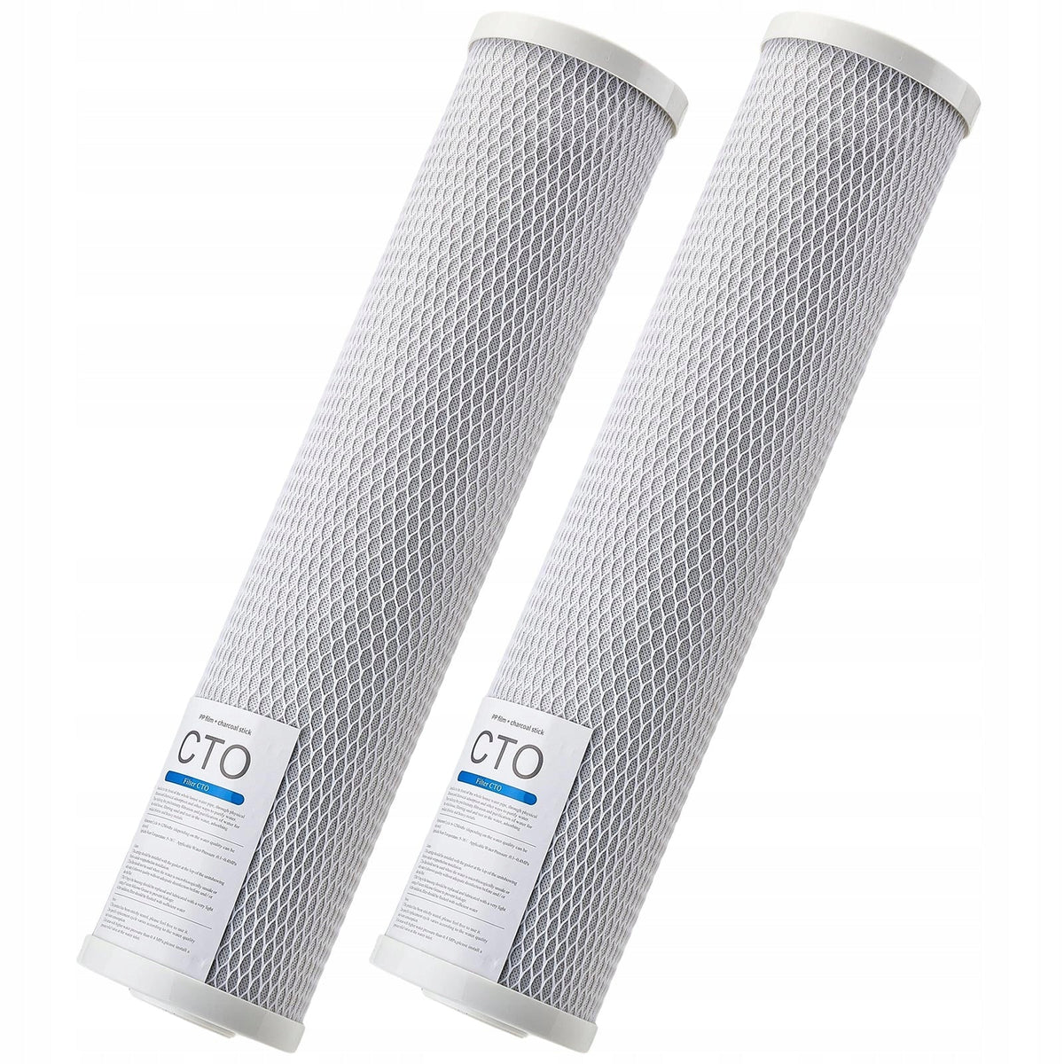 VEVOR 2-PACK REPLACEMENT WHOLE HOUSE WATER FILTER CARTRIDGES CTO CARBON BLOCK