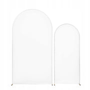 VEVOR WEDDING ARCH SET OF 2 2.2M AND 1.8M GOLD STABLE BACKDROP STAND