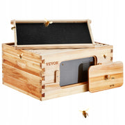 VEVOR BEEHIVE STARTER KIT WITH DEEP BOX 100 NATURAL FIR WOOD