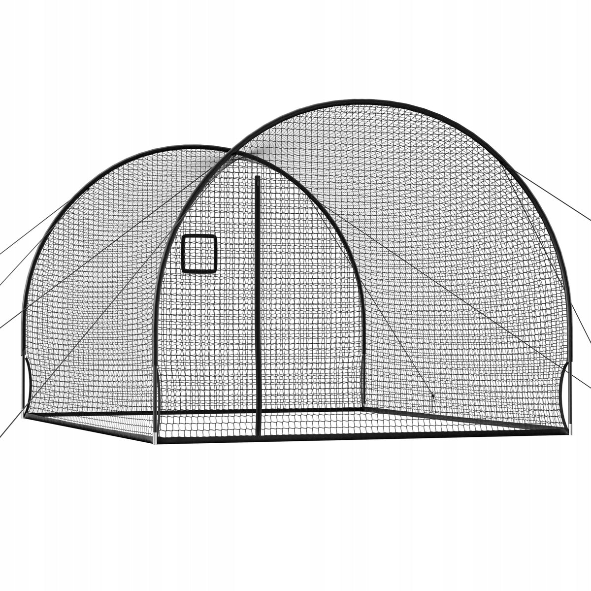 VEVOR 366X310X233 CM PROFESSIONAL HEAVY-DUTY BASEBALL BATTING CAGE NET