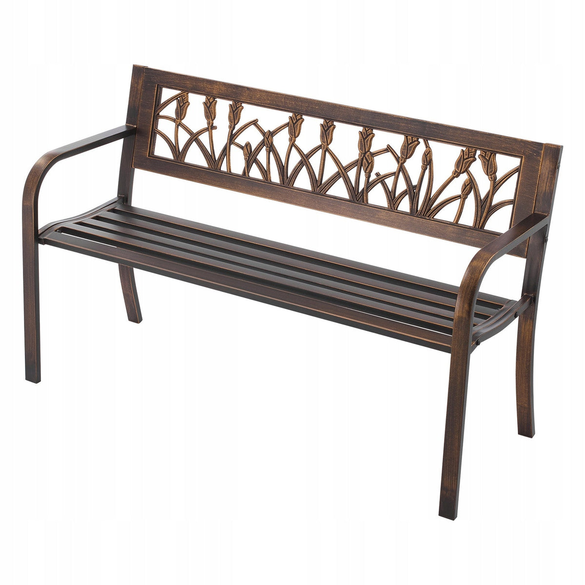 GARDEN BENCH VEVOR 127 CM LOAD CAPACITY 250 KG SOLID STRONG ANTIQUE BRONZE