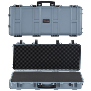 VEVOR HARD LONG GUN CASE KEY LOCK IP67 WATERPROOF STRONG